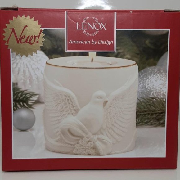Lenox Radiant Light Dove Voltive Candle and Holder - Picture 1 of 2